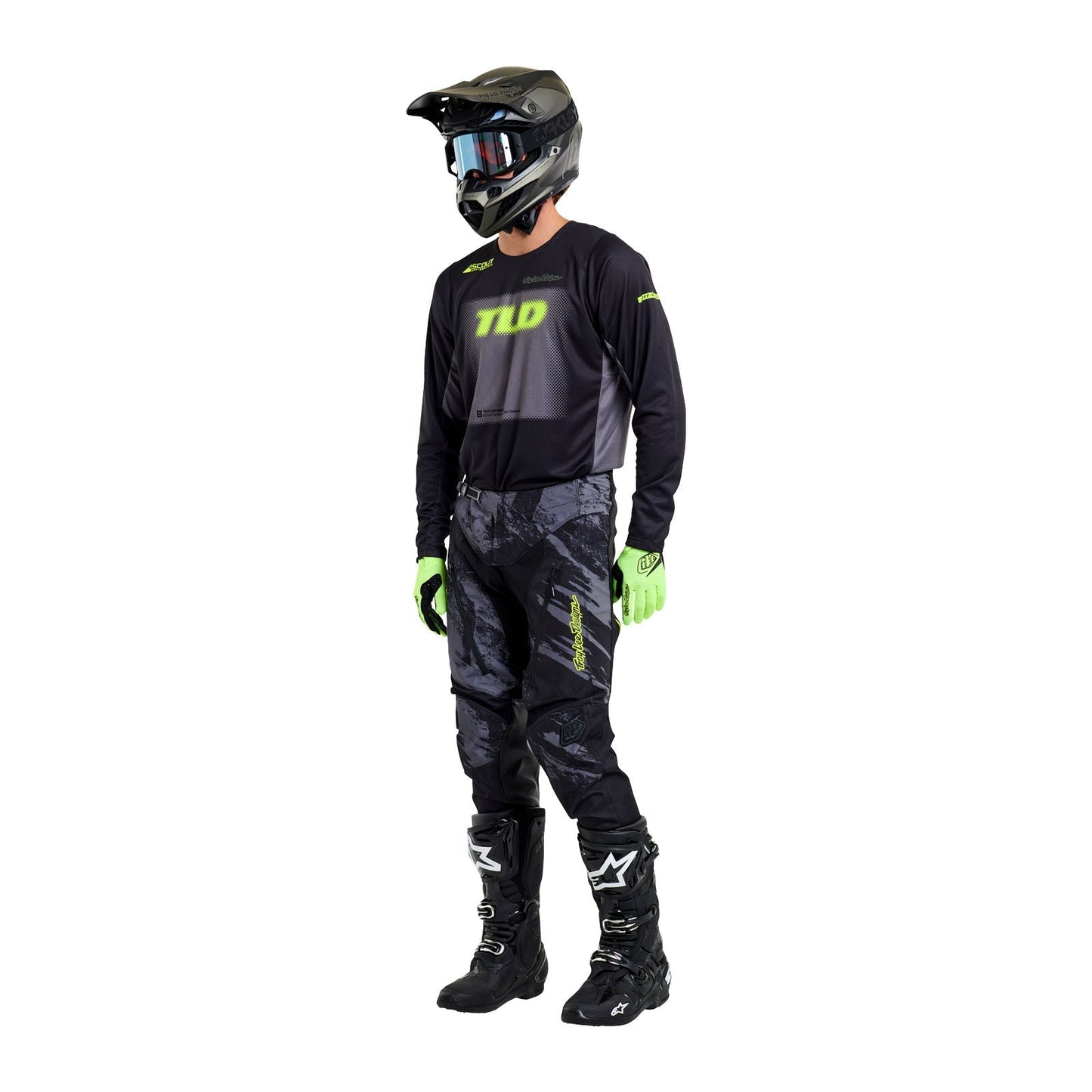 Scout GP Pro Trikot Fade Out Schwarz
