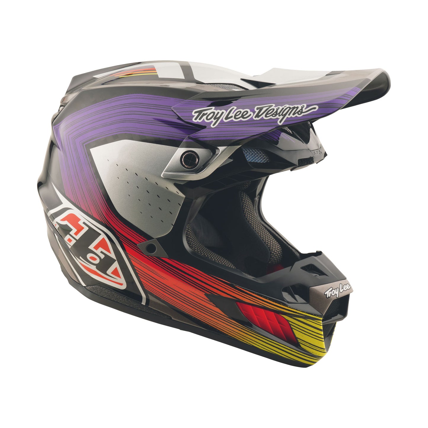 Casque SE5 Carbon avec bandes MIPS noir/violet