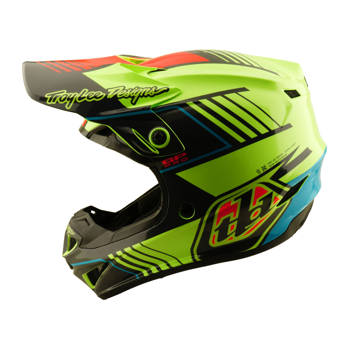 Casque GP Pro pour jeunes avec segment MIPS Glo Yellow