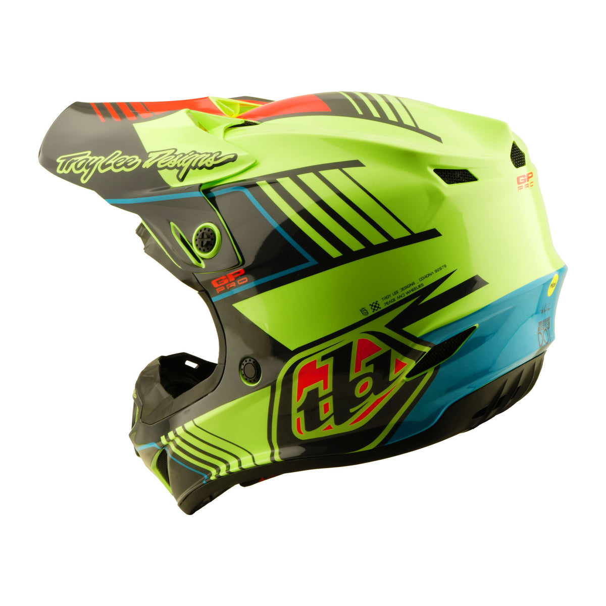 Casque GP Pro pour jeunes avec segment MIPS Glo Yellow