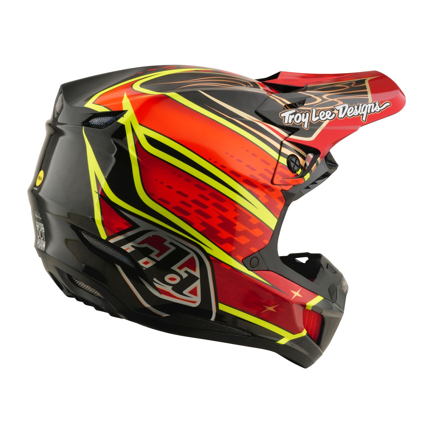 SE5 Carbon Helmet W/MIPS Wings Red