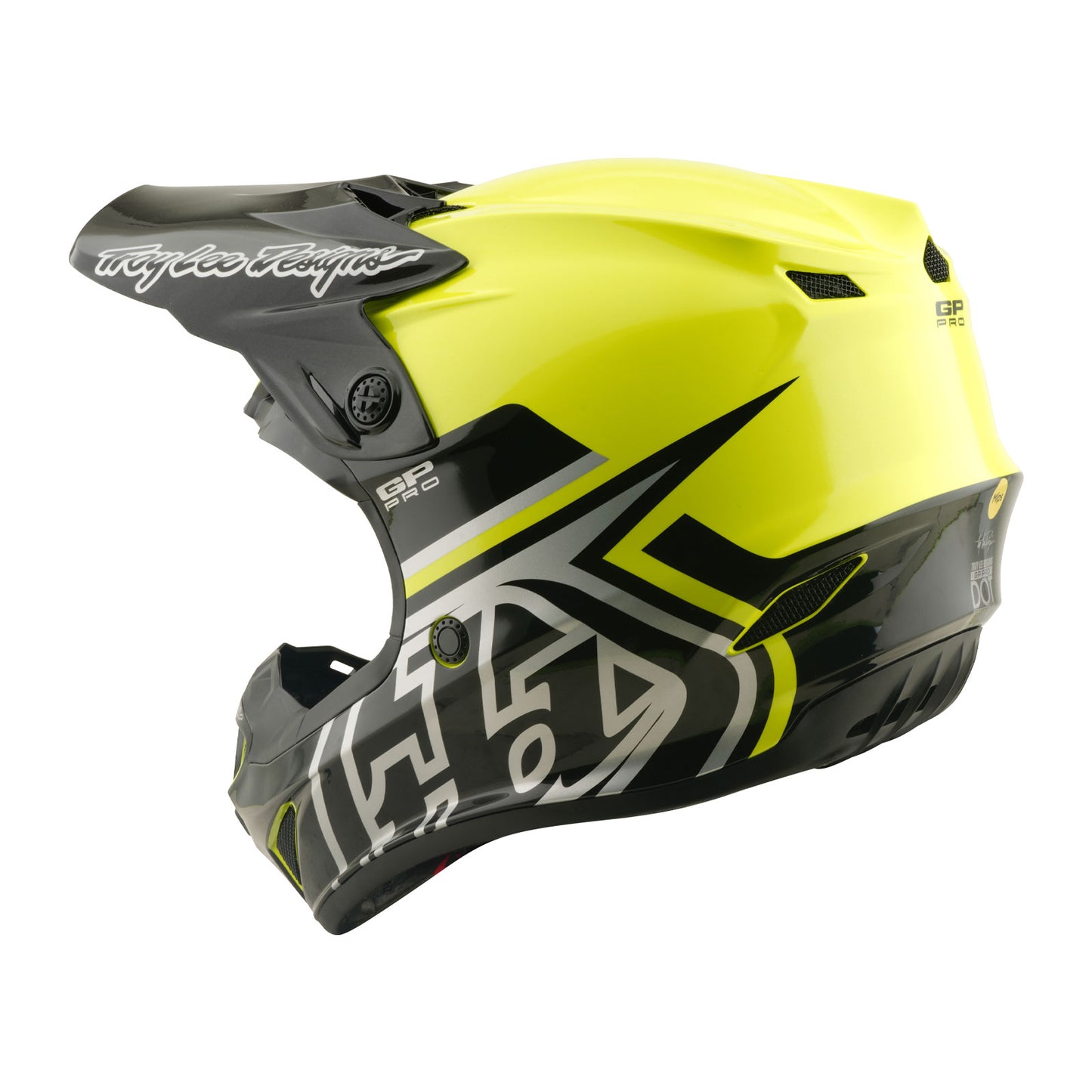 Youth GP Pro Helmet W/MIPS Mono Flo Yellow