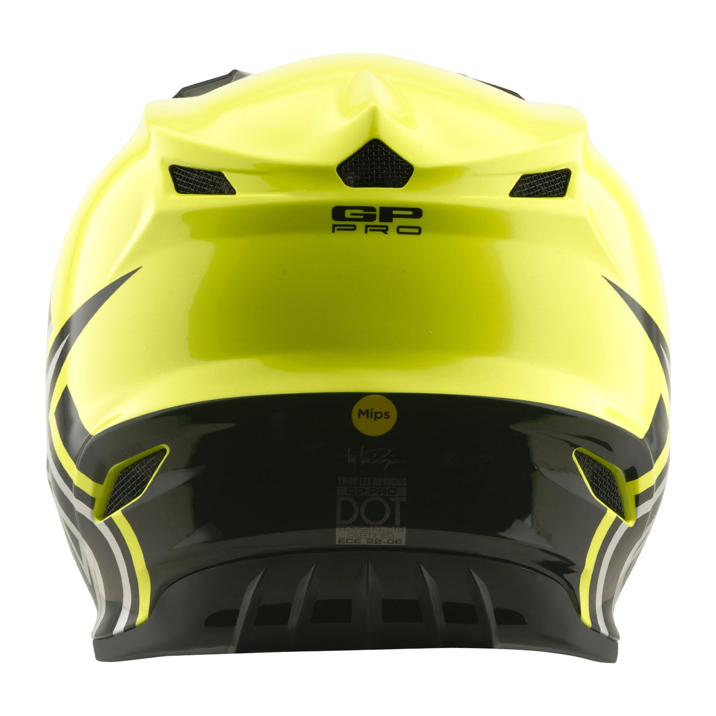 Youth GP Pro Helmet W/MIPS Mono Flo Yellow