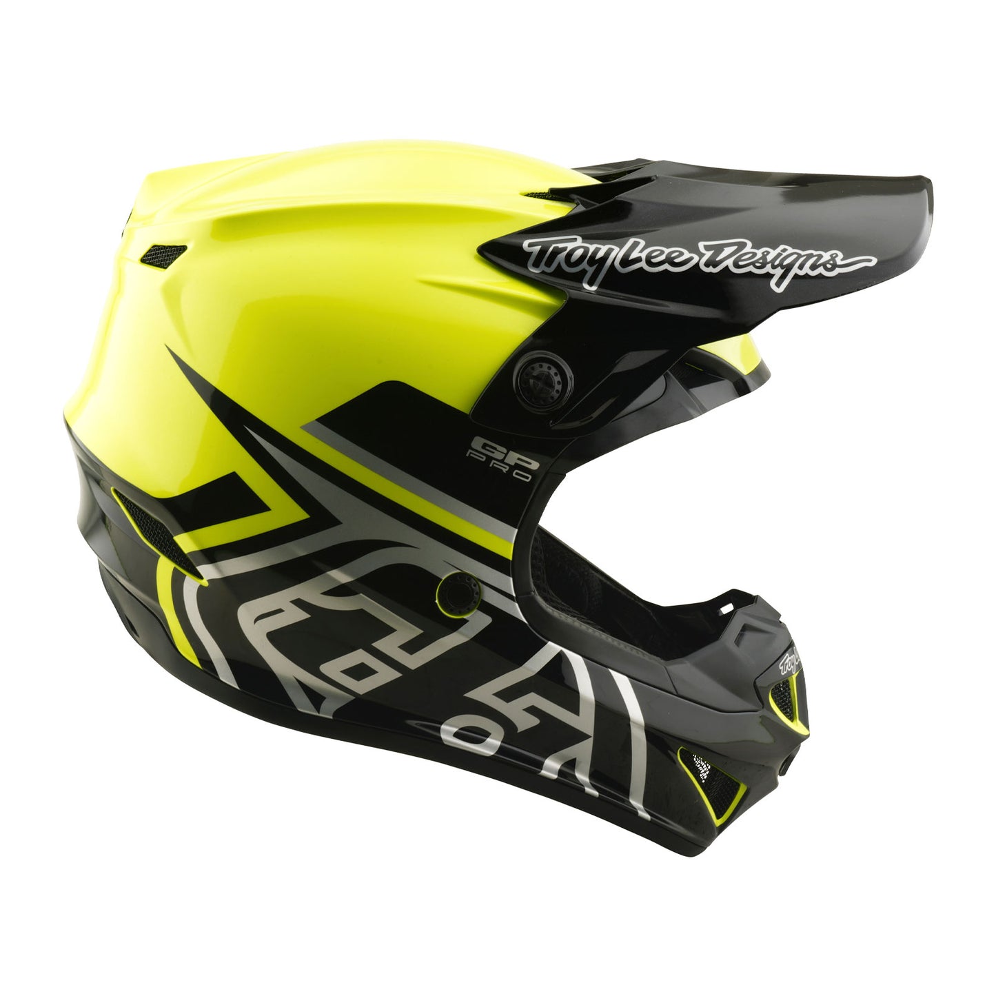 Youth GP Pro Helmet W/MIPS Mono Flo Yellow