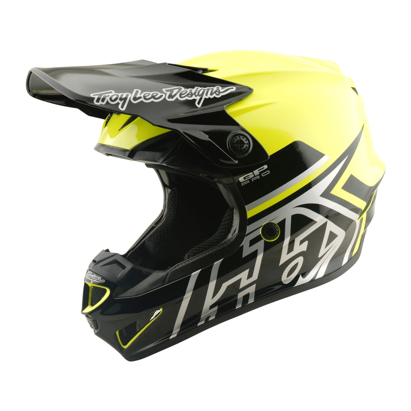 Youth GP Pro Helmet W/MIPS Mono Flo Yellow