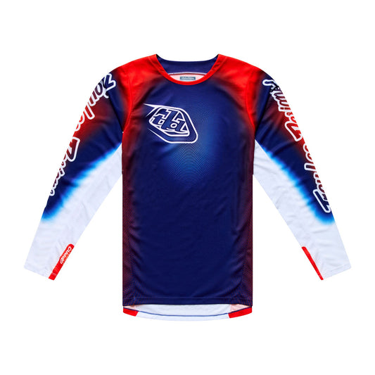 Maillot GP Pro LS Imprint Bleu/Orange