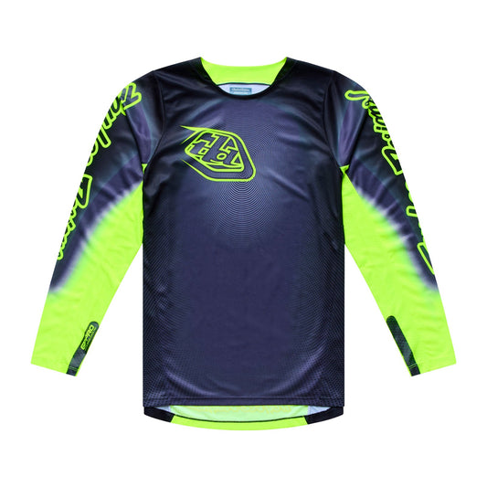 Maillot GP Pro LS Imprint Gris/Flo Jaune