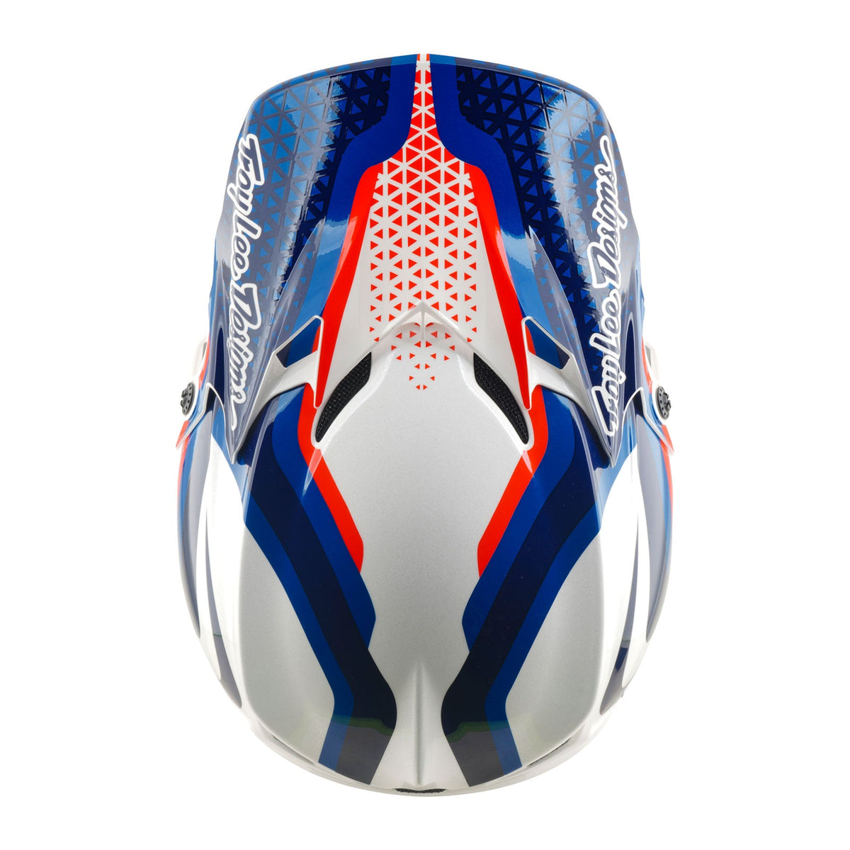 Casque GP Pro avec diapositives MIPS Blanc/Bleu