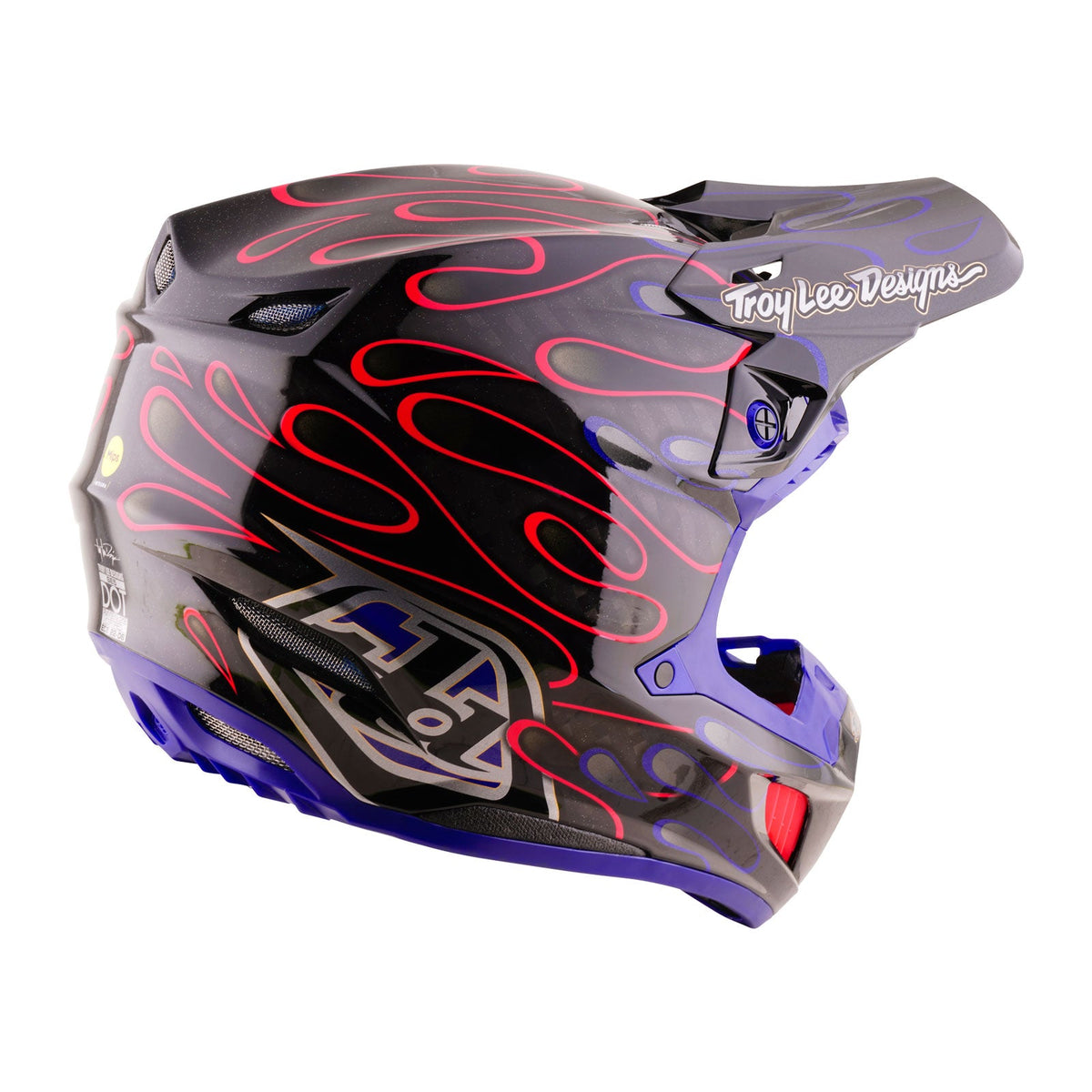 SE5 <tc>Carbon</tc> Casque avec système MIPS Overspray Noir/Magenta