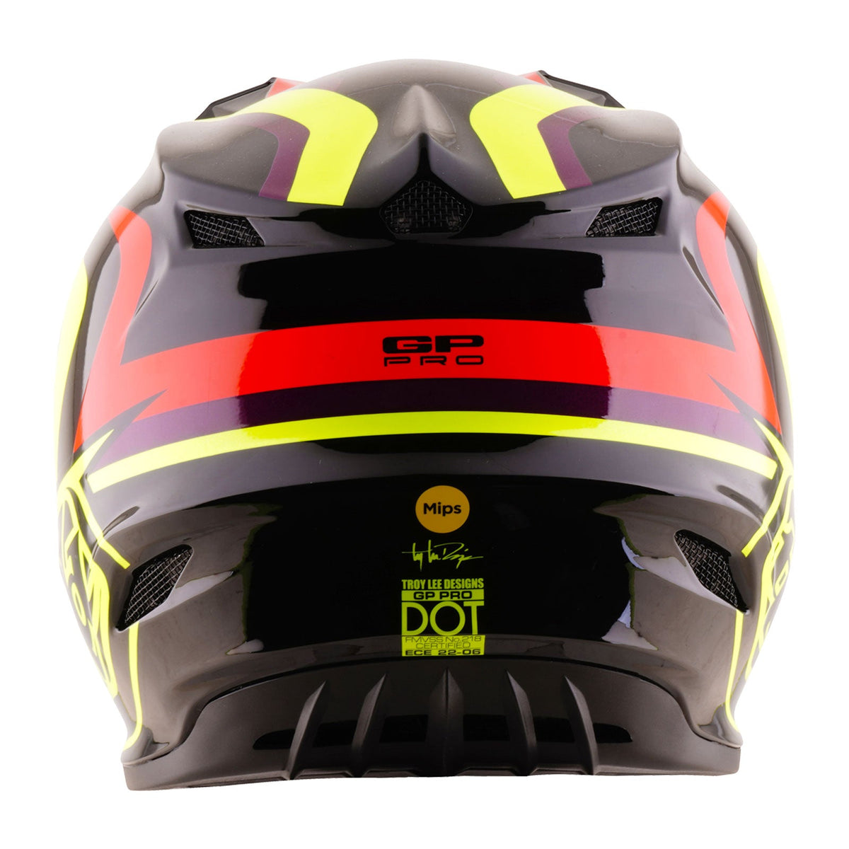 Youth GP Pro Helmet Pulse Black / Flo Yellow