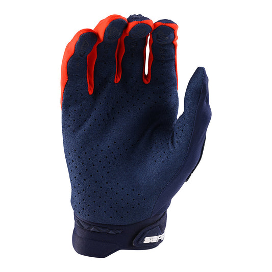 Troy Lee SE Pro Glove Solid Navy / Orange