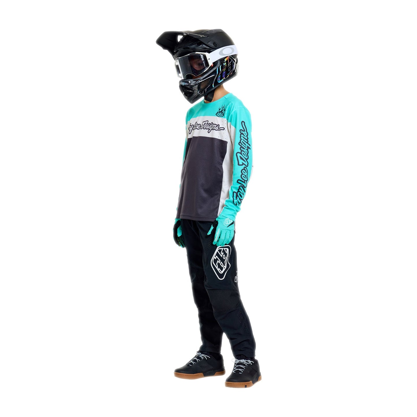 Youth Sprint Pro LS Jersey Yo Moto Carbon