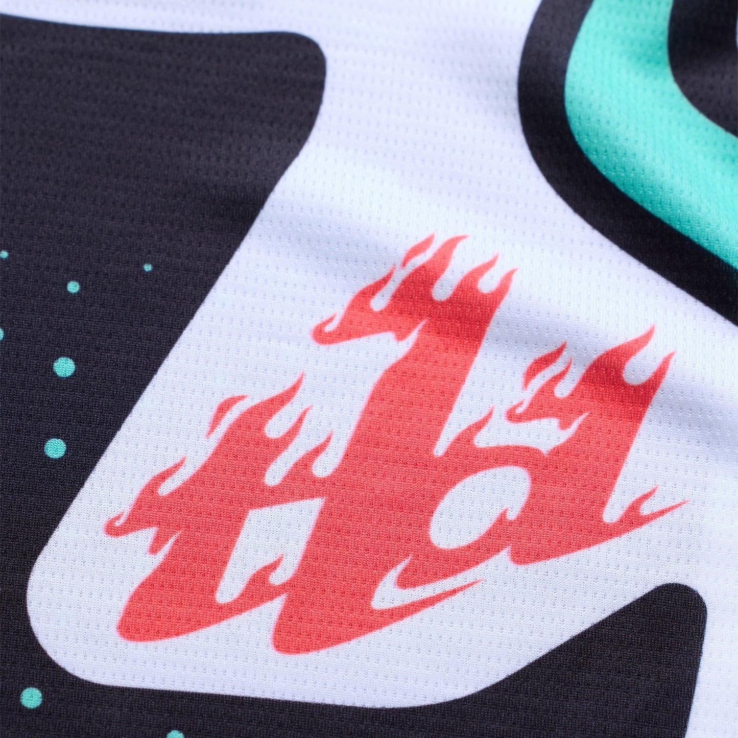 Youth GP Pro LS Jersey Roller Black / Teal