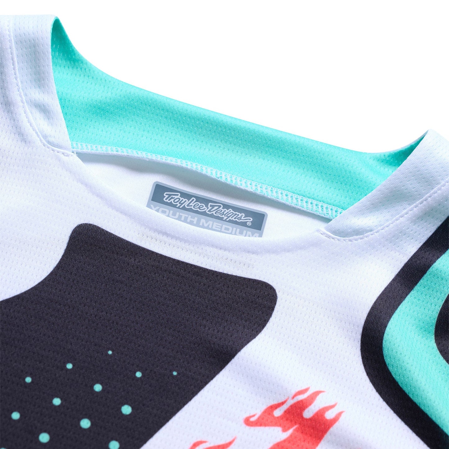 Youth GP Pro LS Jersey Roller Black / Teal
