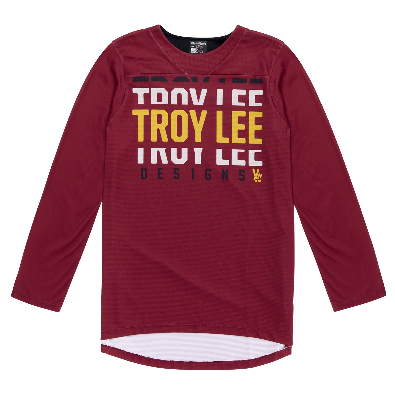 TLD Ruckus 3/4 Jersey Spun Oxblood