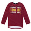 TLD Ruckus 3/4 Jersey Spun Oxblood