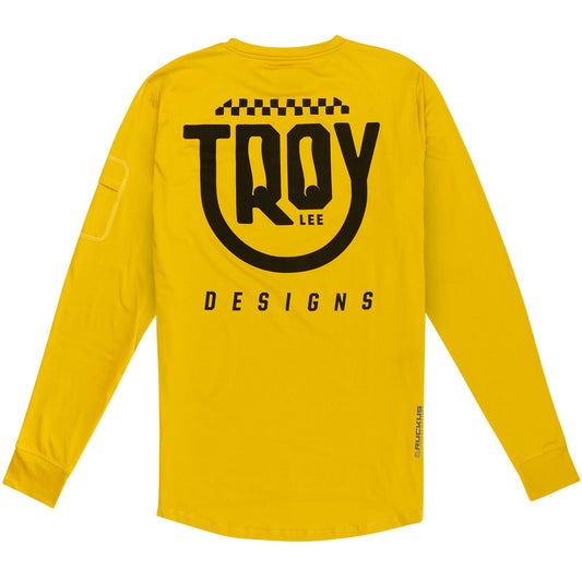 TLD Ruckus Long Sleeve Ride Tee Eyez Safron