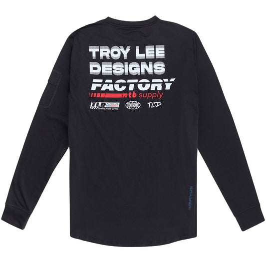 TLD Ruckus Long Sleeve Ride Tee Factory Carbon