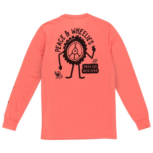 TLD Skyline Long Sleeve Ride Tee P&w Melon