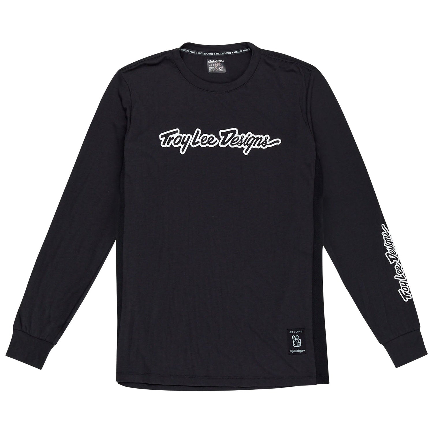 TLD Skyline Long Sleeve Ride Tee Signature Black