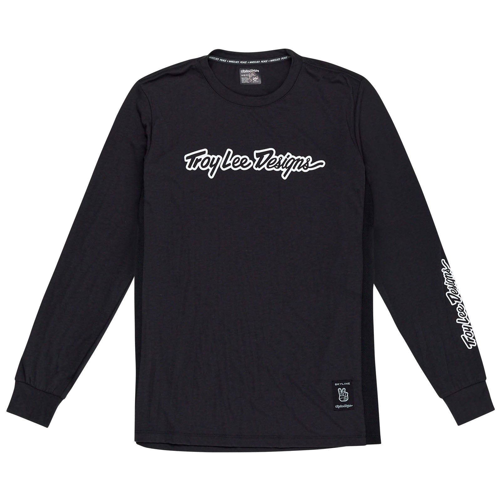 TLD Skyline Long Sleeve Ride Tee Signature Black