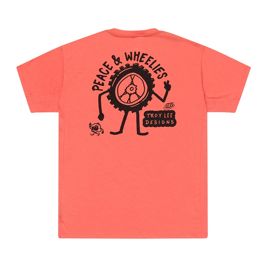 TLD Skyline Short Sleeve Ride Tee P&w Melon