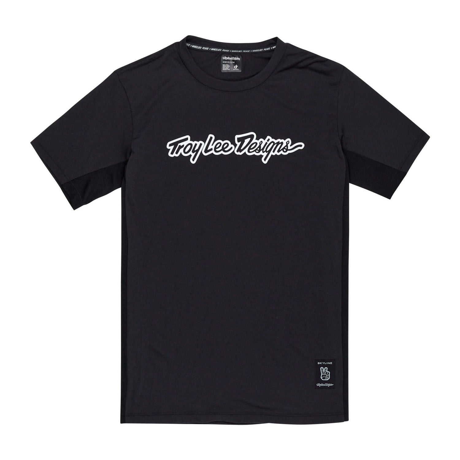 TLD Skyline Short Sleeve Ride Tee Signature Black