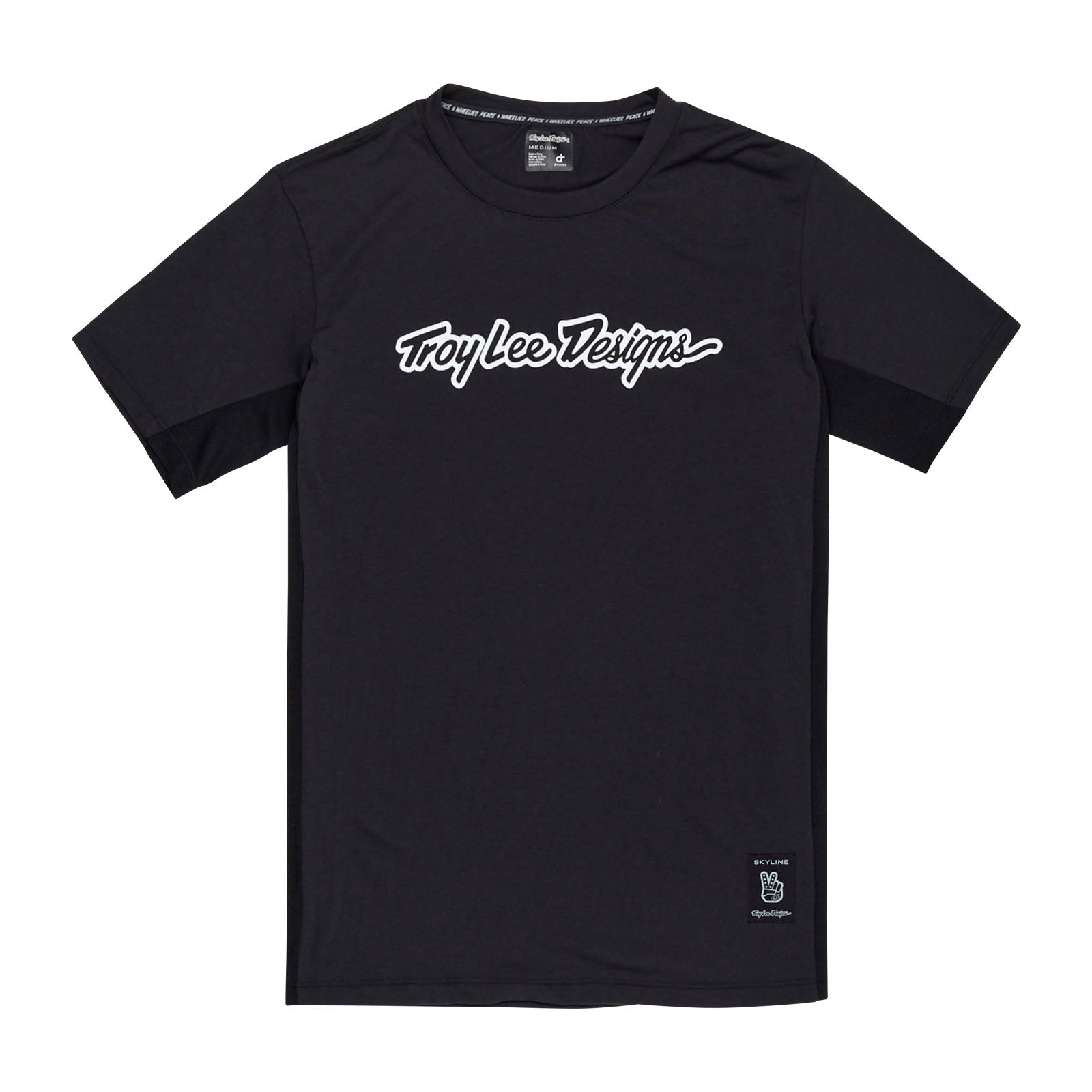 TLD Skyline Short Sleeve Ride Tee Signature Black