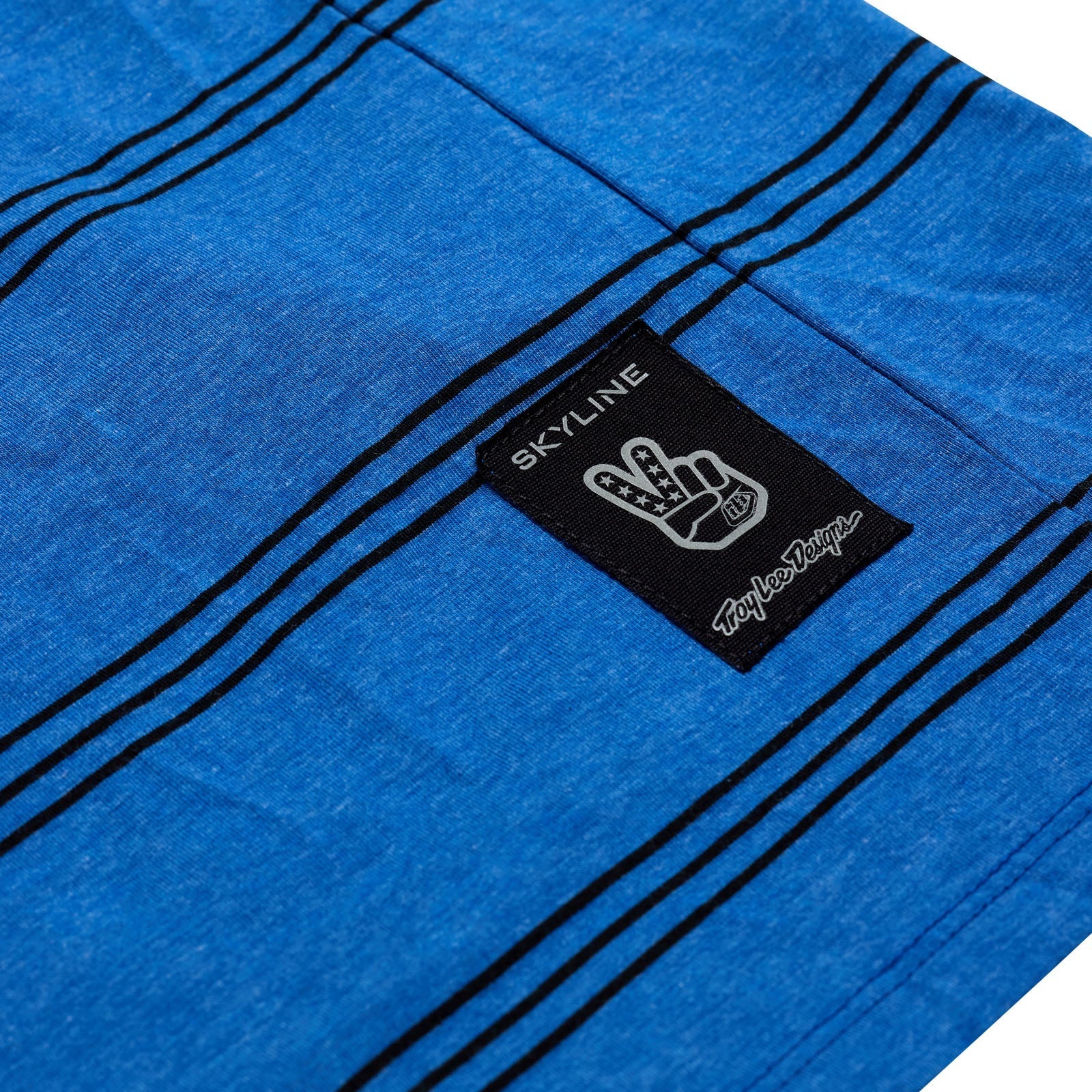 TLD Skyline Short Sleeve Ride Tee Washed Out Cobalt