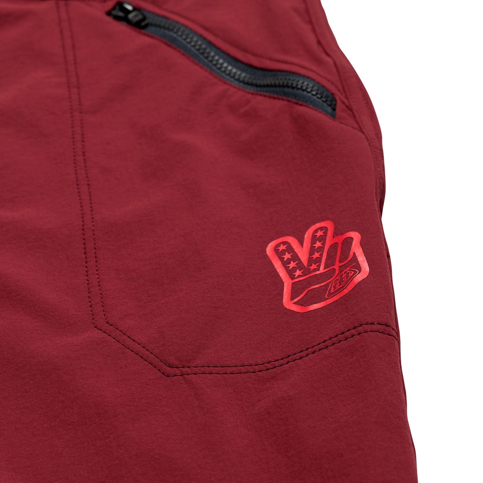 TLD Skyline Trail Short W/liner Mono Oxblood