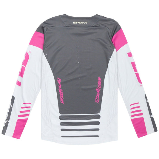 TLD Sprint Jersey Full Pull Chalk
