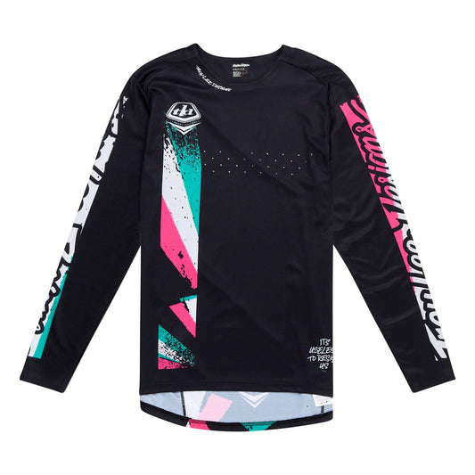 TLD Sprint Jersey Full Pull Black