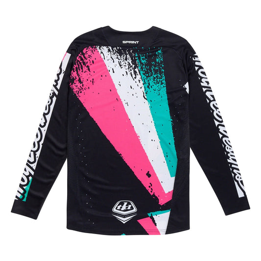 TLD Sprint Jersey Full Pull Black