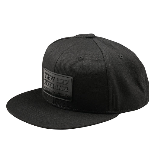 TLD Flat Bill Snapback Factory Black
