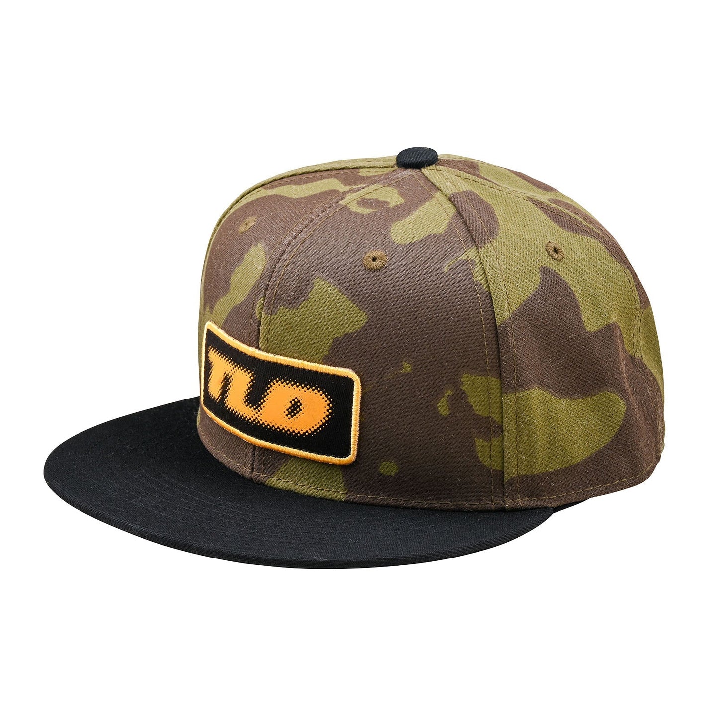 TLD Flat Bill Snapback Fade Out Olive Camo