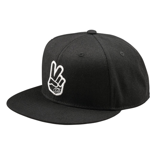 TLD Flat Bill Snapback Peace Black