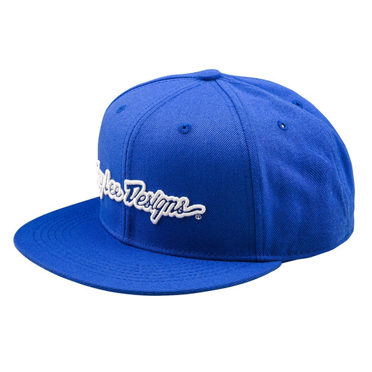 TLD Flat Bill Snapback Signature Blue