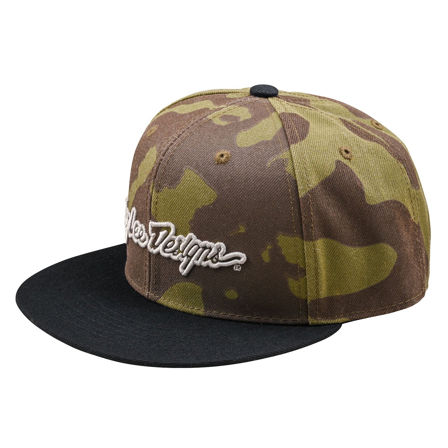 TLD Flat Bill Snapback Signature Olive Camo