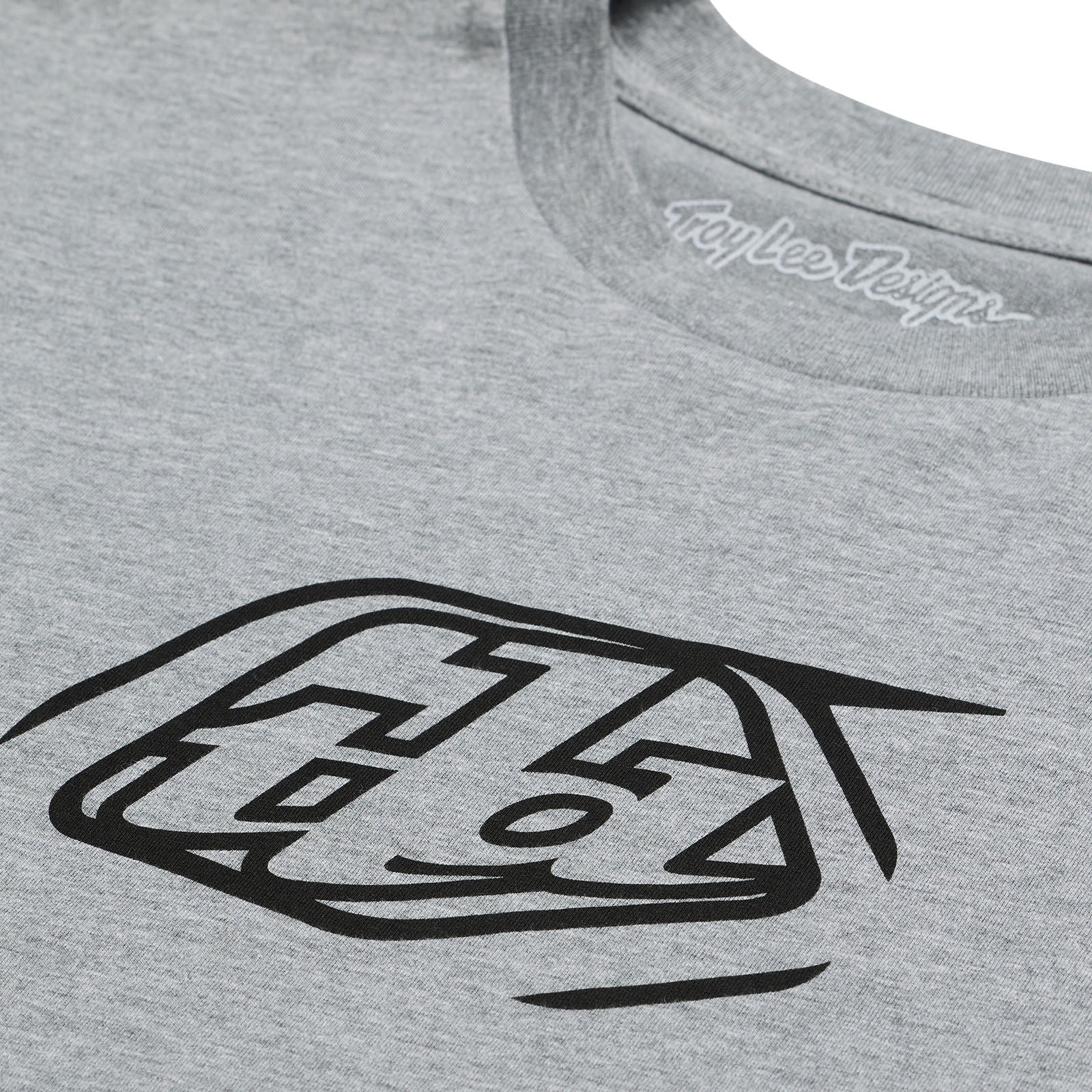 TLD Short Sleeve Tee Badge Grey Heather
