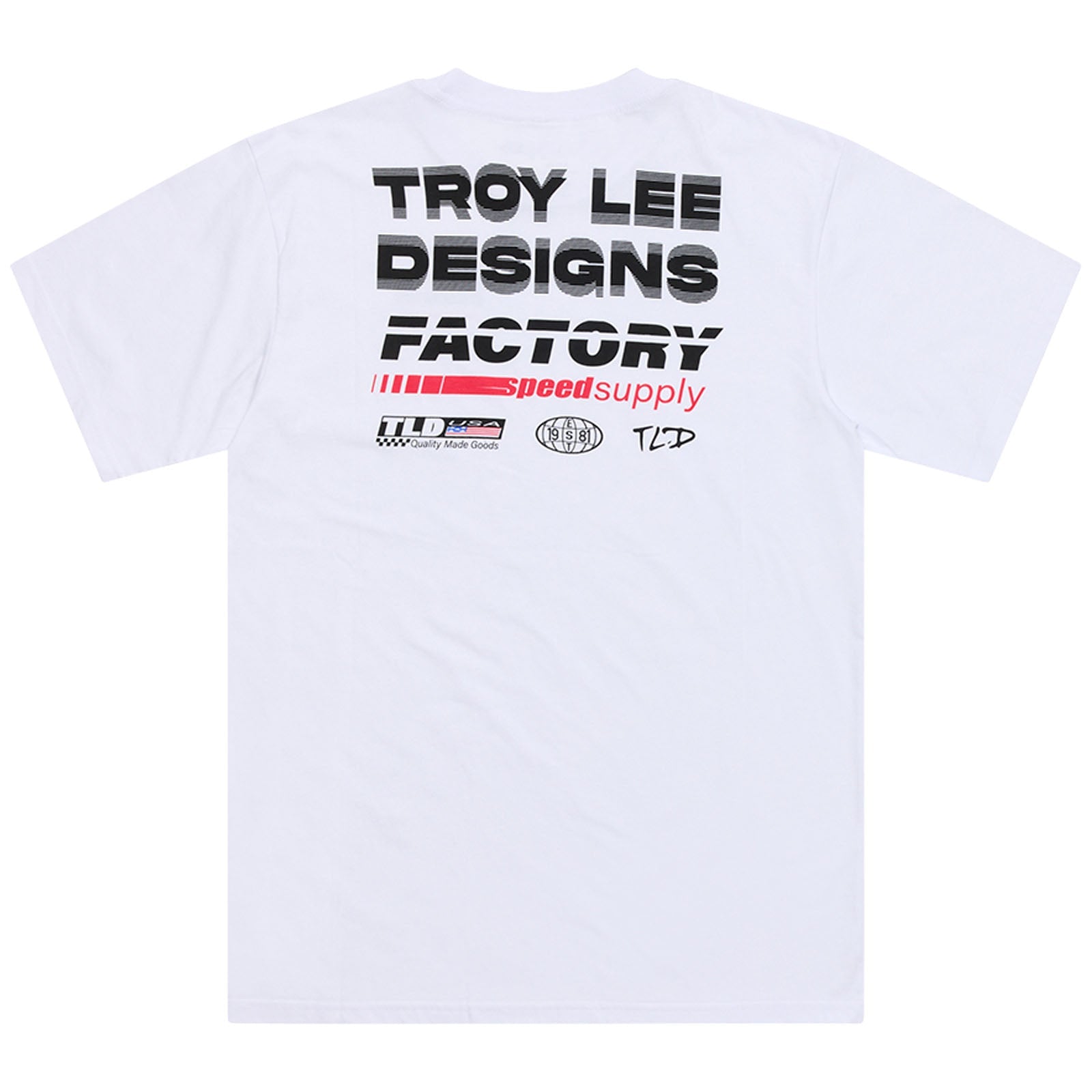 TLD Short Sleeve Tee Factory White