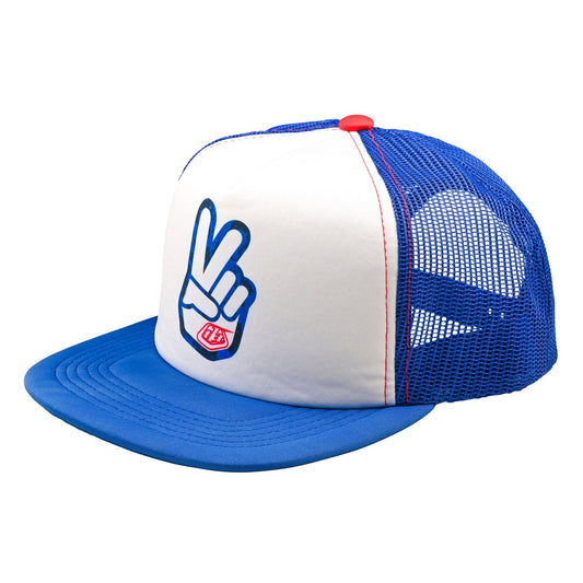 TLD Trucker Snapback Peace Out White / Blue