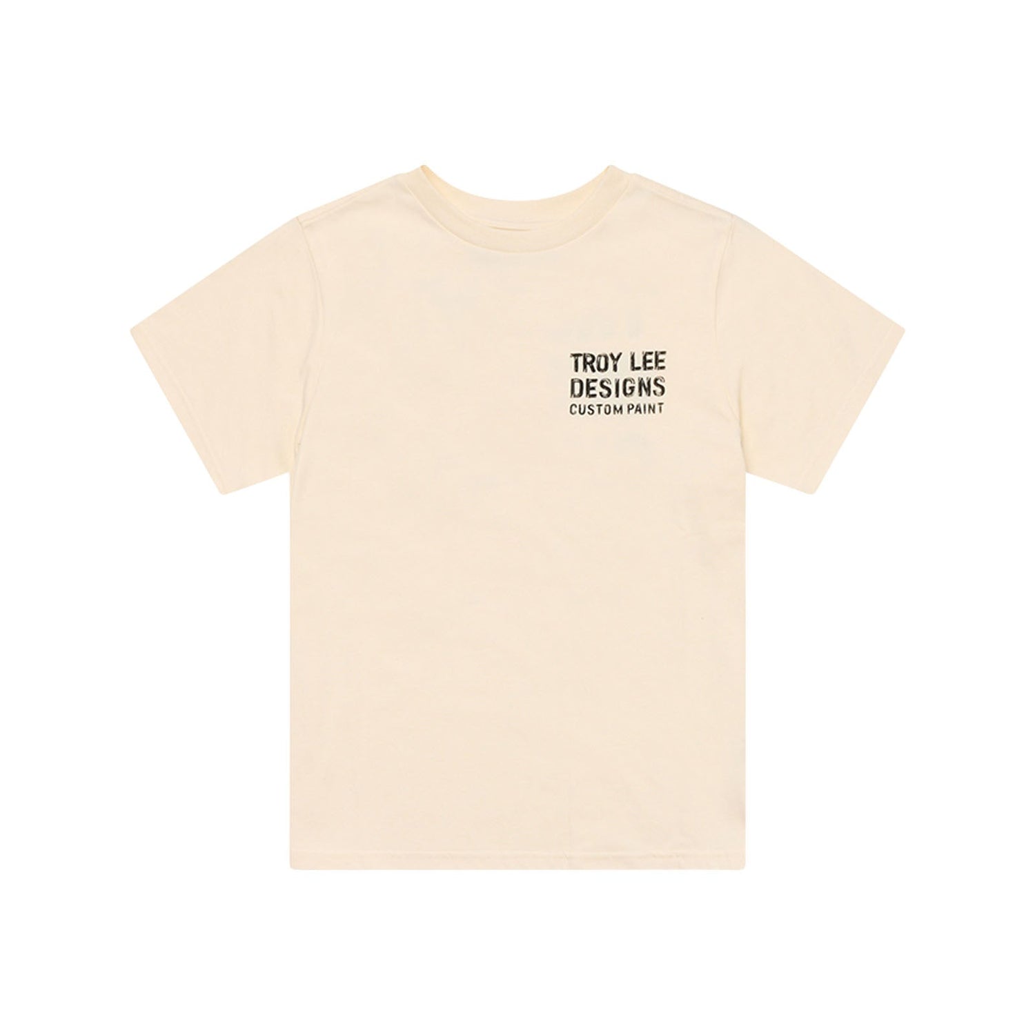 TLD Womens Short Sleeve Tee Paint Shop Vintage White