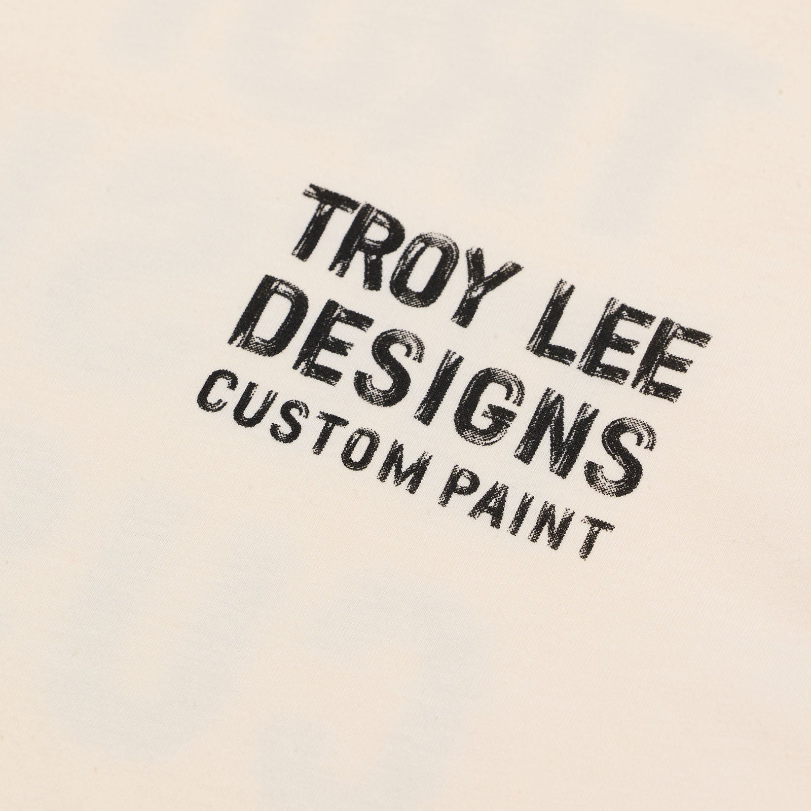 TLD Womens Short Sleeve Tee Paint Shop Vintage White