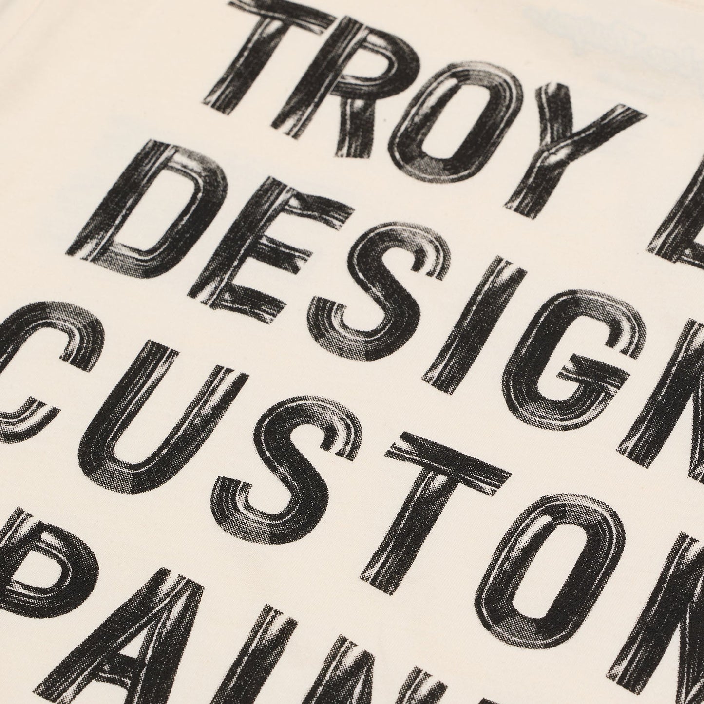 TLD Womens Short Sleeve Tee Paint Shop Vintage White