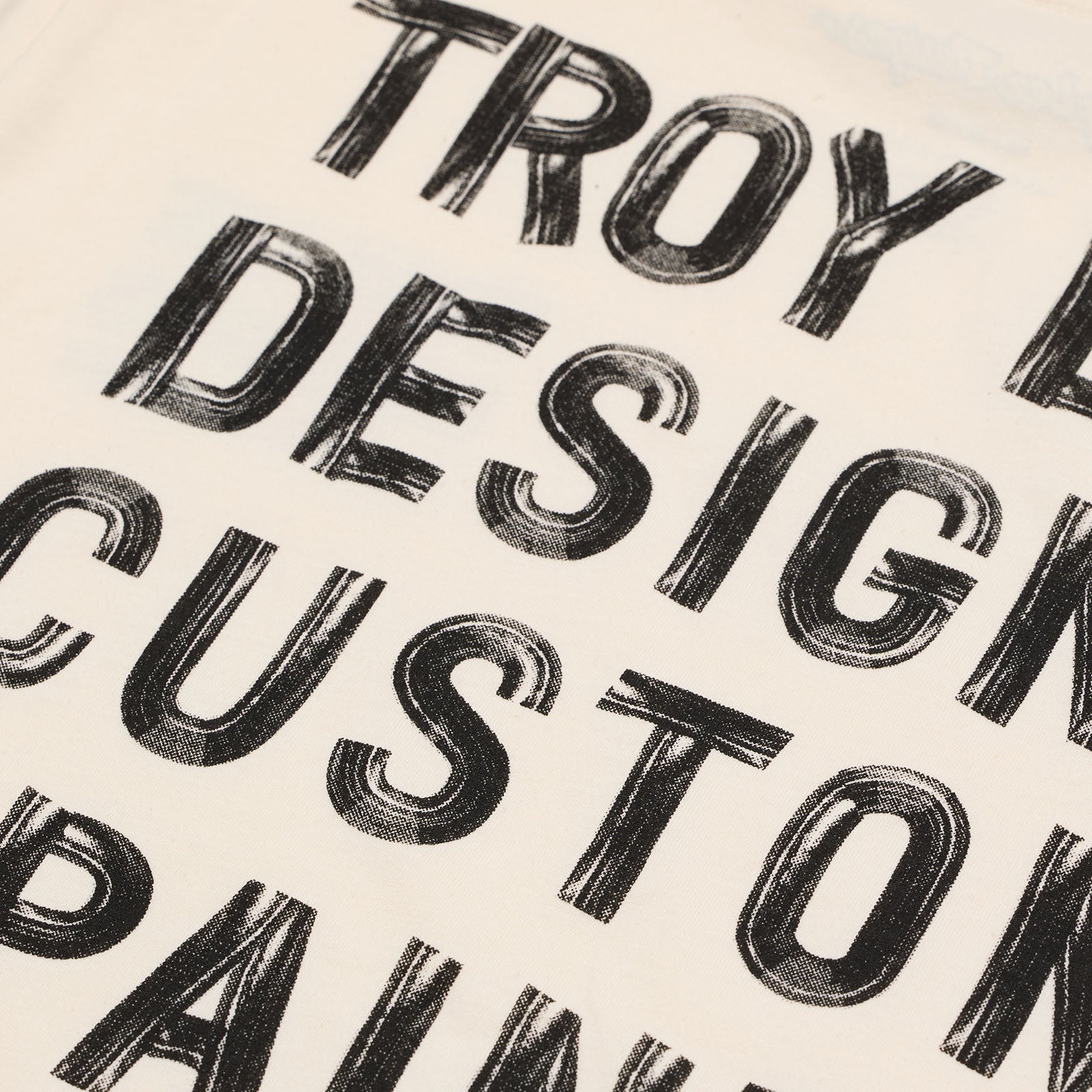 TLD Womens Short Sleeve Tee Paint Shop Vintage White