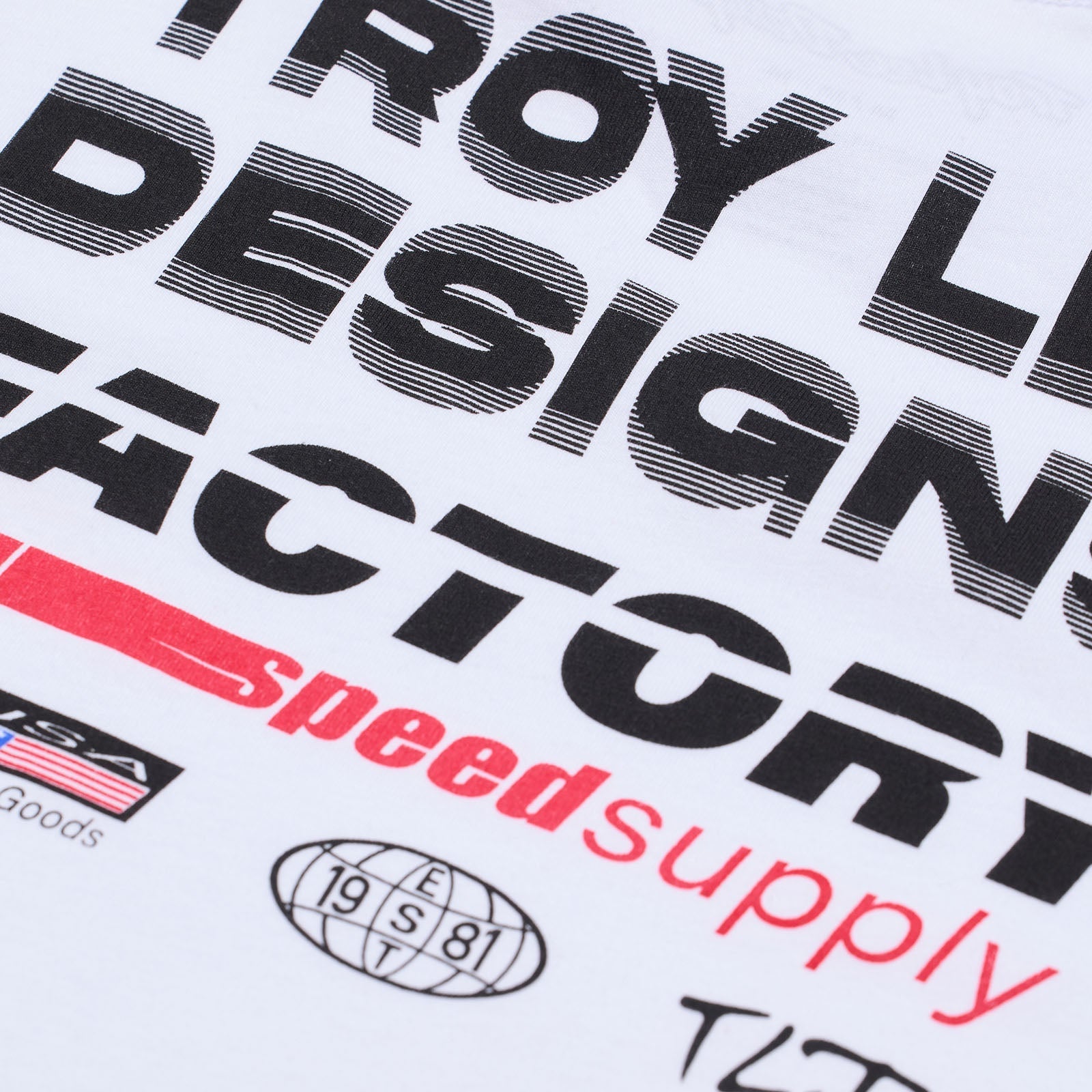 TLD Youth Short Sleeve Tee Factory White