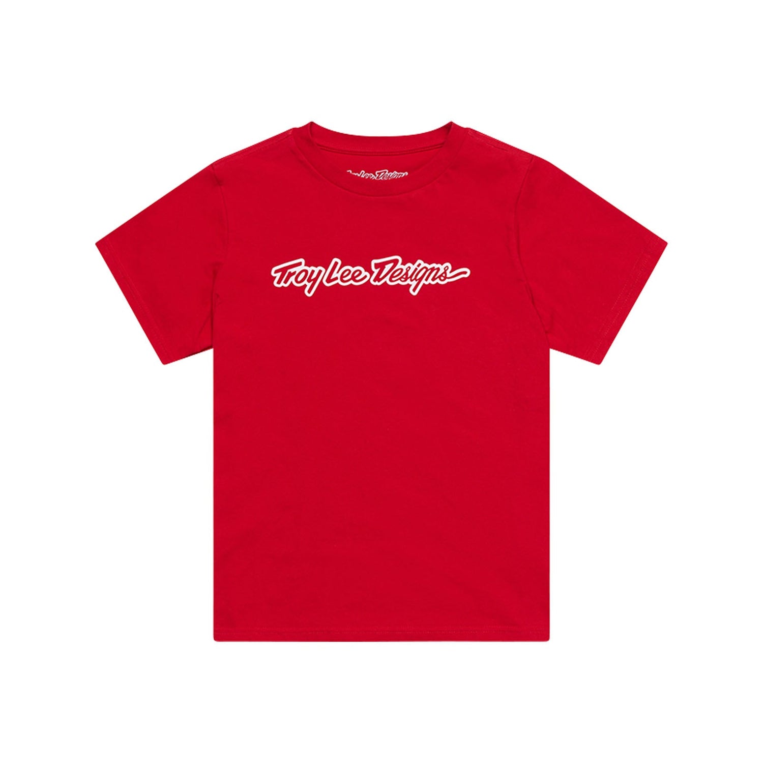 TLD Youth Short Sleeve Tee Signature Team Red