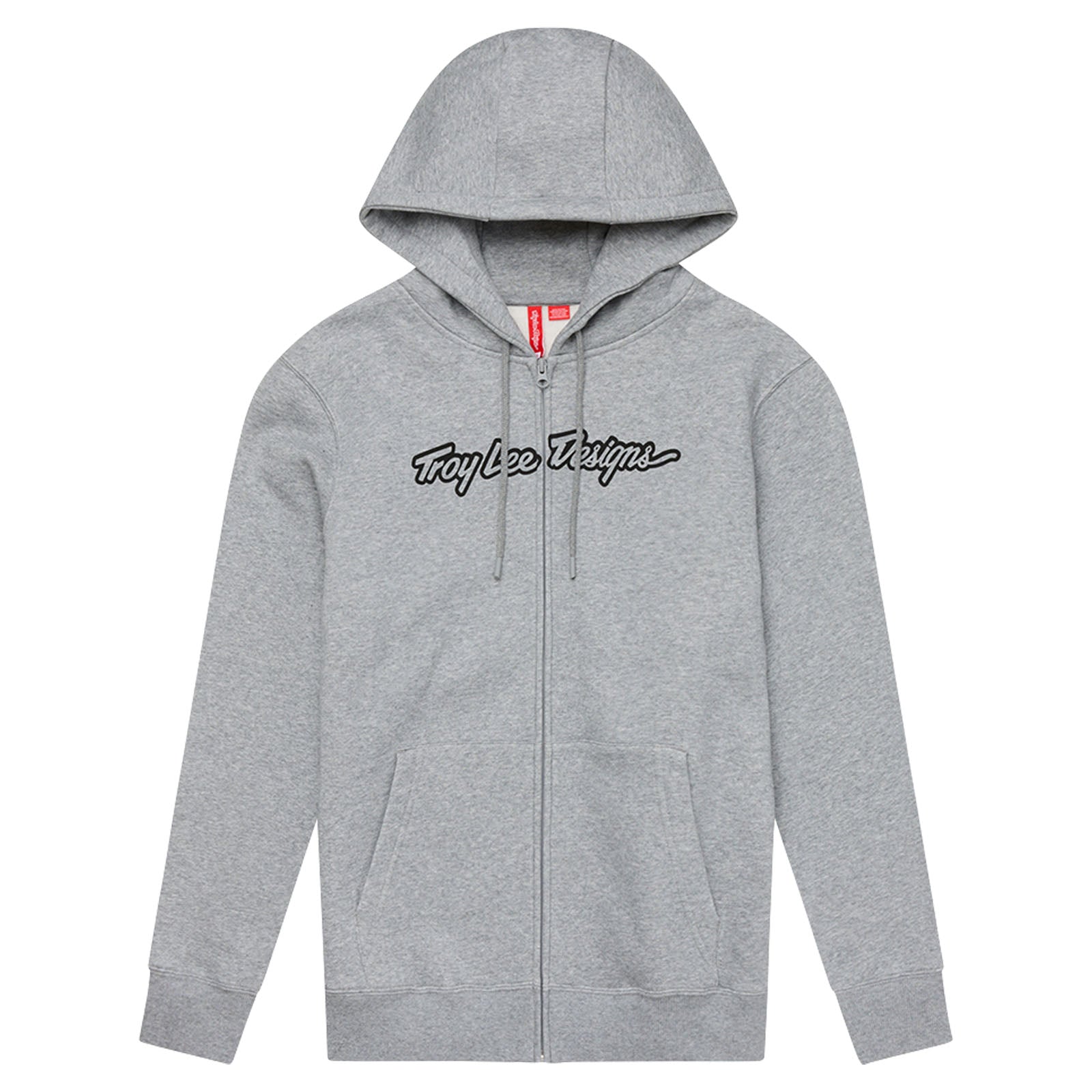 TLD Zip Up Hoodie Signature Grey Heather