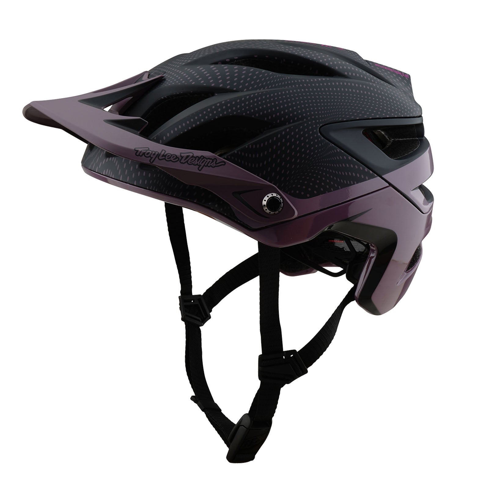 TLD A3 Helmet W/MIPS Halo Purple