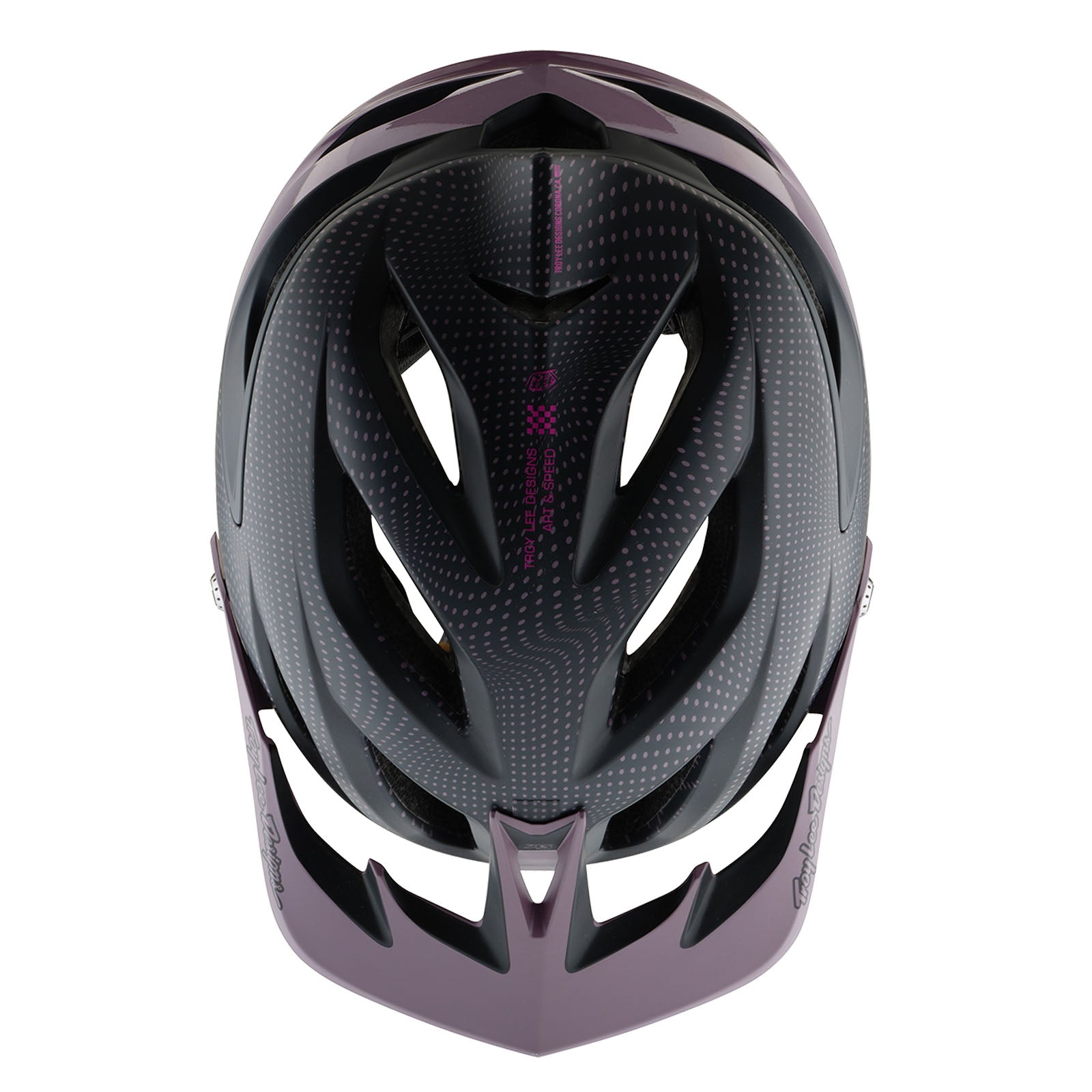 TLD A3 Helmet W/MIPS Halo Purple